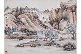 ZHANG CHONGHE: COLOR AND INK 'LANDSCAPE' PAINTING