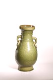 A CHINESE LONGQUAN CELADON MOULDED VASE 