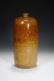 A CHINESE BROWN GLAZED VASE