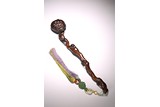 A CHINESE NATURALISTIC WOOD RUYI SCEPTER