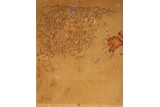 A FRAMED ANTIQUE CHINESE MAP ON PAPER