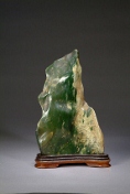 A jasper mountain with natural shapes