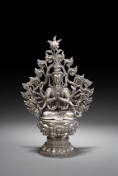 Silver made thousand-hand Bodhisattva