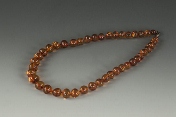 A strand of amber necklace