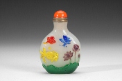 A Peking glass snuff bottle