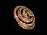 18K ROSE GOLD DIAMOND RING