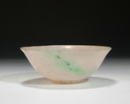 A WELL CARVED JADEITE BOWL