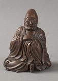 A bamboo carved figure of Jigong