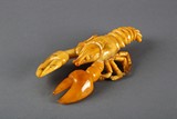An amber lobster