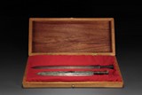 TWO ARCHAIC BRONZE SWORDS