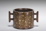 A SPLASH GILT BRONZE CENSER