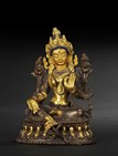GILT BRONZE FIGURE OF SYAMATARA