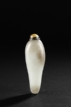 A WHITE JADE SNUFF BOTTLE
