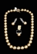 A SET OF AUSTRALIAN IMPERIAL GOLD PEARL JEWELRY