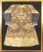 A SILK EMBROIDERY ROBE WITH DRAGON DESIGN