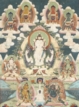 A TIBETAN THANGKA OF SHADAKSHARI LOKESHVARA