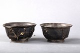 A PAIR OF COCONUT BOWLS