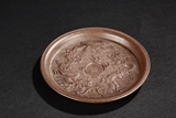 CHEN GUANHOU: A YIXING “DRGONS” SAUCER