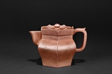 SHI DABIN MARK: A YIXING “MONK HAT” TEAPOT