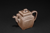 A YIXING “SQUARE” TEAPOT