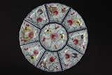 A SET OF COMBINATION FAMILLE ROSE “FLOWERS” DISHES