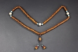 AN AMBER AND TURQUOISE COURT NECKLACE, CHAOZHU