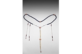 A LAPIS LAZULI, CORAL, AND TOURMALINE COURT NECKLACE, CHAOZHU
