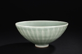 A CELADON GLAZED “LOTUS