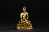 A GILT-BRONZE BODHISATTVA