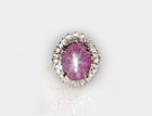 AN AUSTRALIAN SOUTH SEA STAR RUBY DIAMOND RING