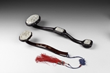 A SET OF TWO JADE RUYI SCEPTERS