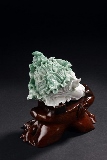 A CARVED JADEITE CABBAGE