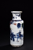 A DOUCAI FIGURES VASE