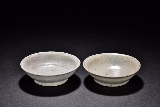 A PAIR OF CELADON BOWLS
