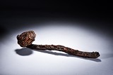 A WOOD CARVED RUYI SCEPTER