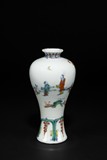 A SANCAI'FIGURES' VASE, MEIPING