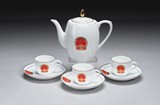 AN OFFICIAL FIGURE'S REPUBLIC OF CHINA CERAMIC TEA SET