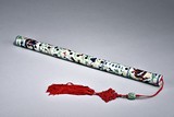 A WUCAI PORCELAIN FLUTE