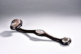 AN AGATE INSET RUYI SCEPTER