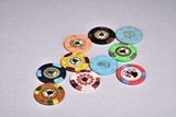 A SET OF CASINO TOKENS 