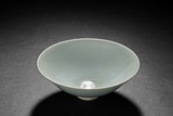 A LONGQUAN CELADON CONICAL BOWL