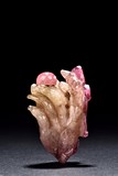 A TOURMALINE 'BUDDHA'S HAND' SNUFF BOTTLE