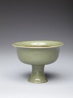 A LONGQUAN CELADON STEM CUP 
