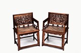 A PAIR OF HUANGHUALI LOW-BACK CHAIRS