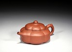 A YIXING ZISHA 'MELON' TEAPOT