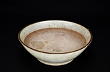 A VERY LARGE WHITE GLAZED BOWL