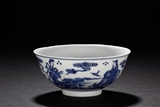 A BLUE AND WHITE 'NIULANG AND ZHINU' BOWL