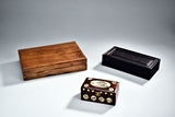 A GROUP OF THREE HARDWOOD BOXES