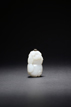 A WHITE JADE DOUBLE GOURD SNUFF BOTTLE