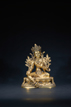 A GILT-BRONZE FIGURE OF TARA